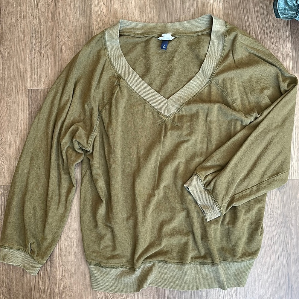 Oversized Hunter Green Top